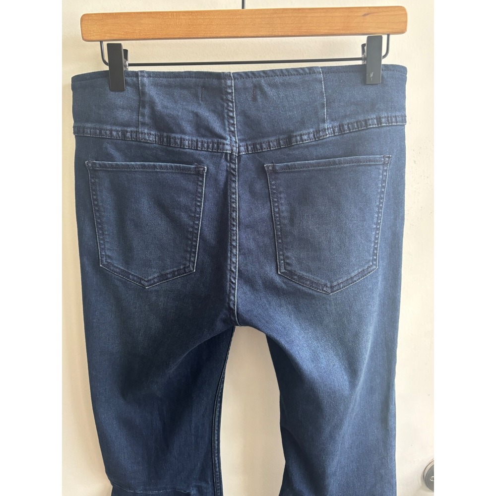Free People Penny Pull On Flare Jeans size 28 boho retro hippie Festival - Picture 4 of 8